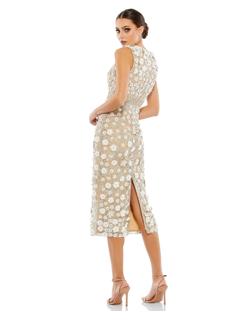 Mac Duggal 67853-IvoryNude-BK