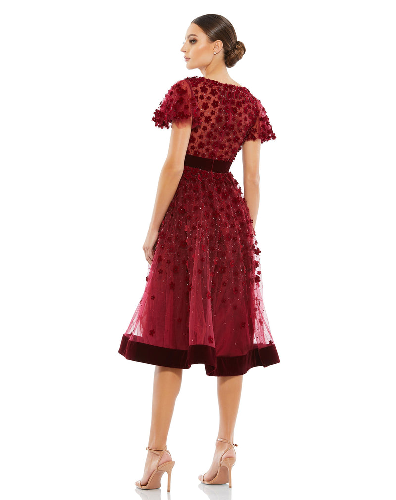 Mac Duggal 67854-Burgundy-BK