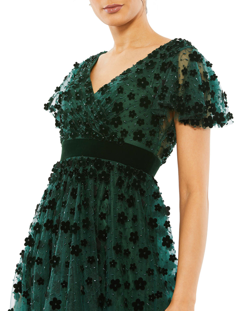 Mac Duggal 67854-Emerald-CL