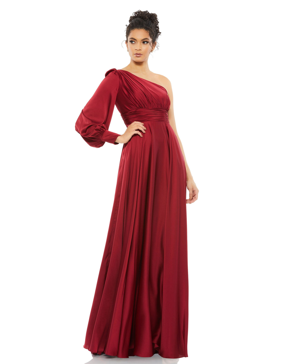 Mac Duggal 67866-Burgundy-AB