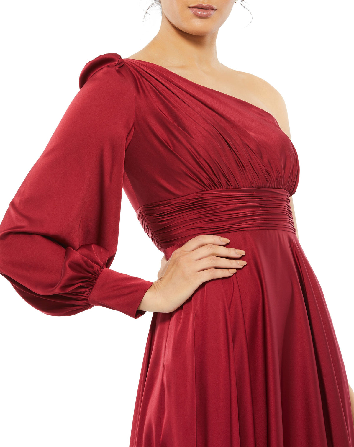 Mac Duggal 67866-Burgundy-CL