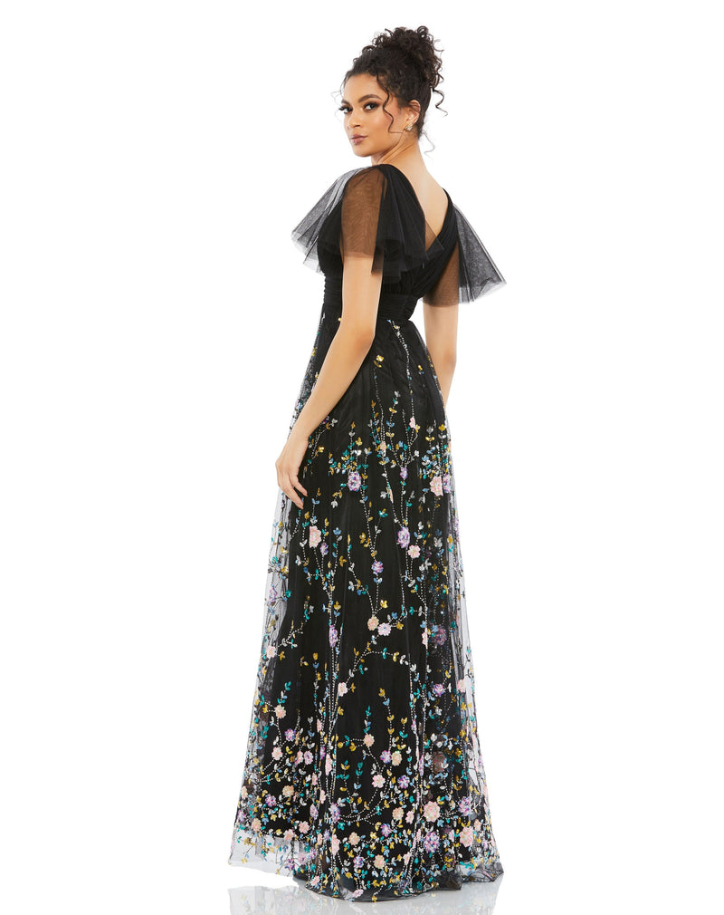 Mac Duggal 67889-BlackMulti-BK