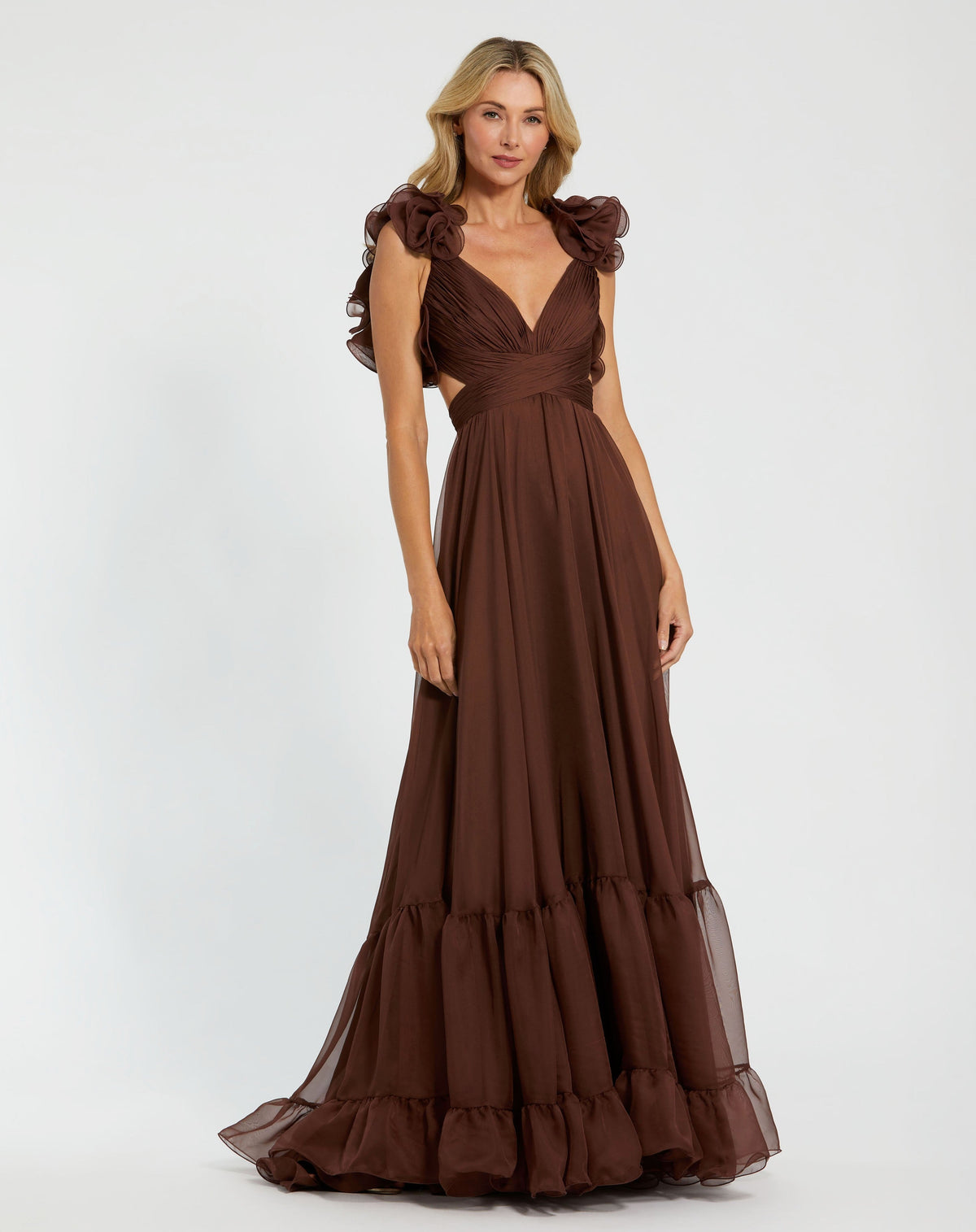 Mac Duggal 67911-Chocolate-AB