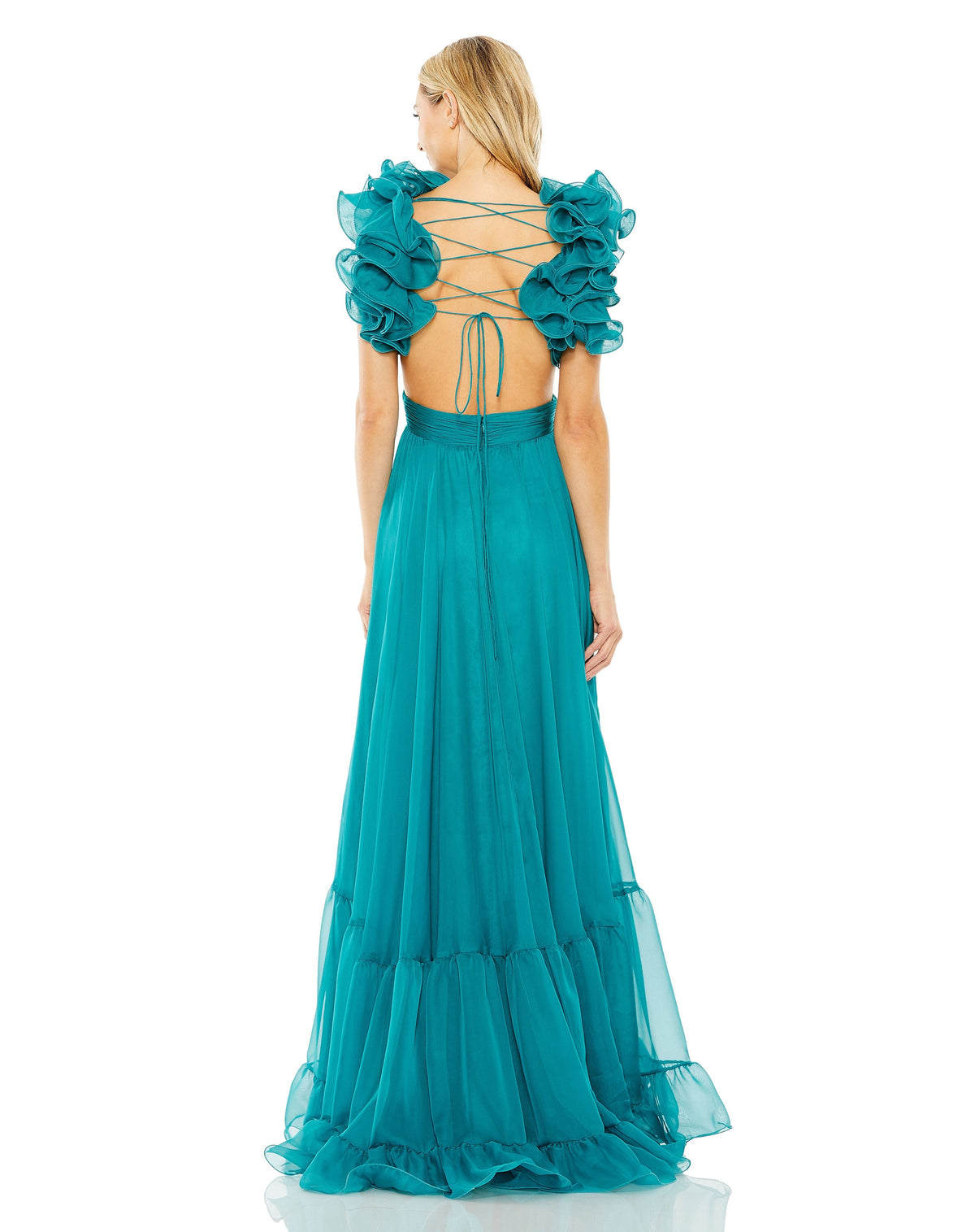 Mac Duggal 67911-Turquoise-BK