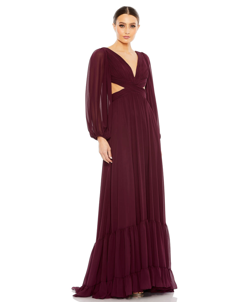 Mac Duggal 67948-Plum-AB
