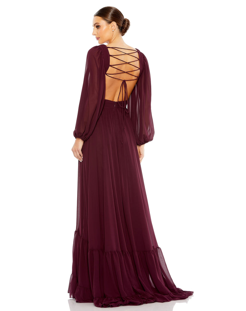Mac Duggal 67948-Plum-BK