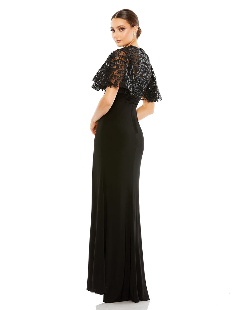 Mac Duggal 68002-Black-BK