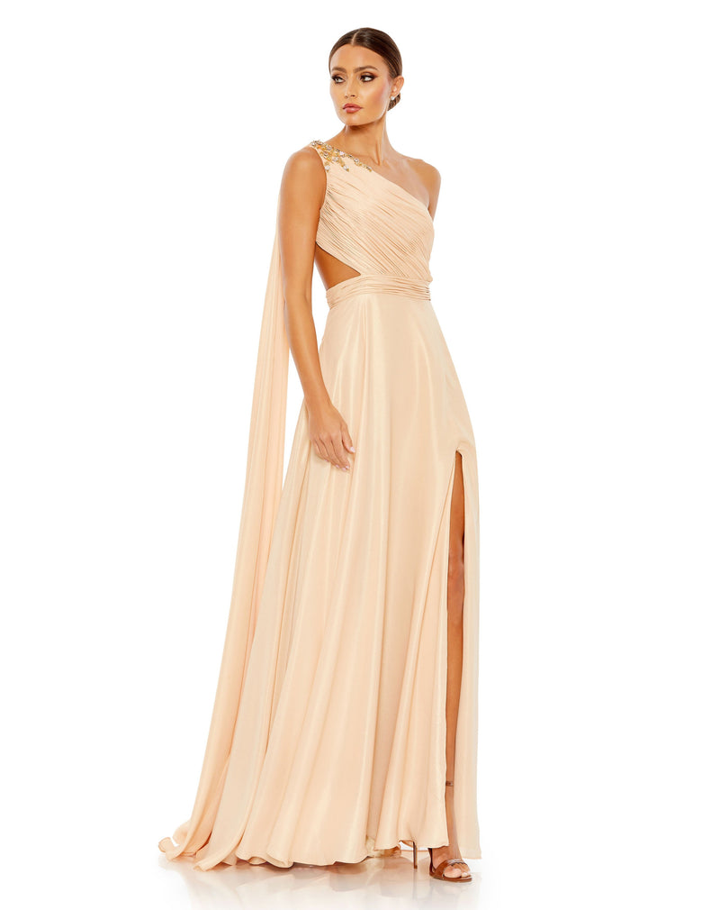 Mac Duggal 68053-GoldNude-AB