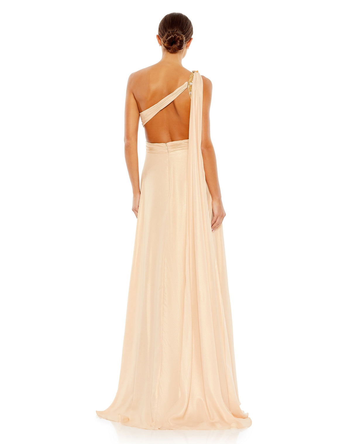 Mac Duggal 68053-GoldNude-BK