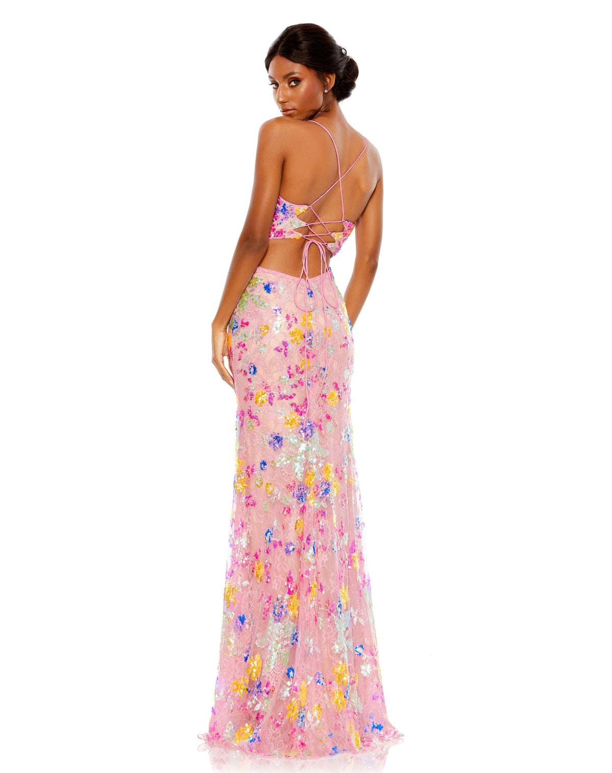 Mac Duggal 68067-PinkMulti-BK