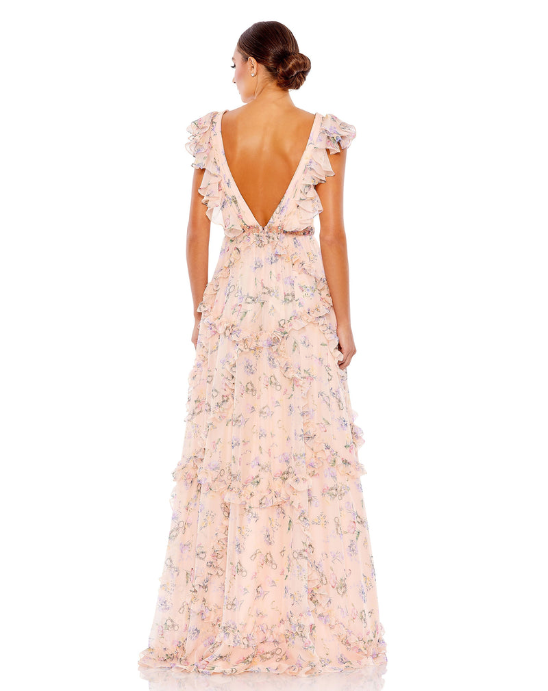 Mac Duggal 68090-PinkMulti-BK