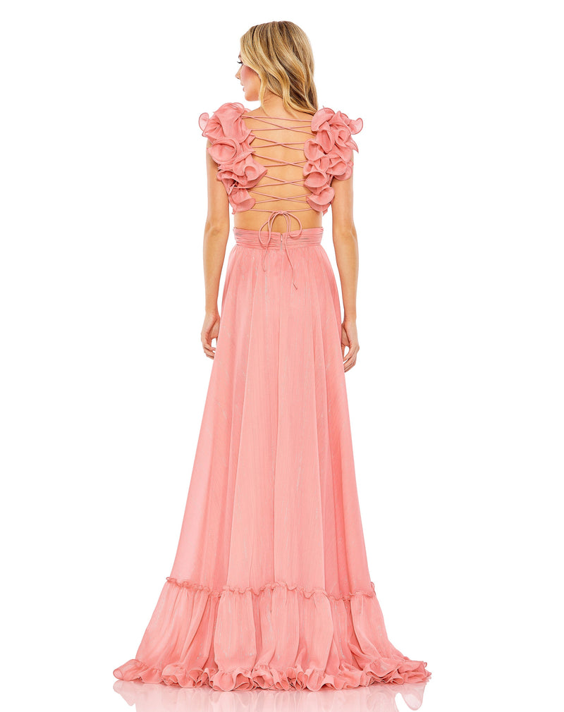 Mac Duggal 68094-Coral-BK