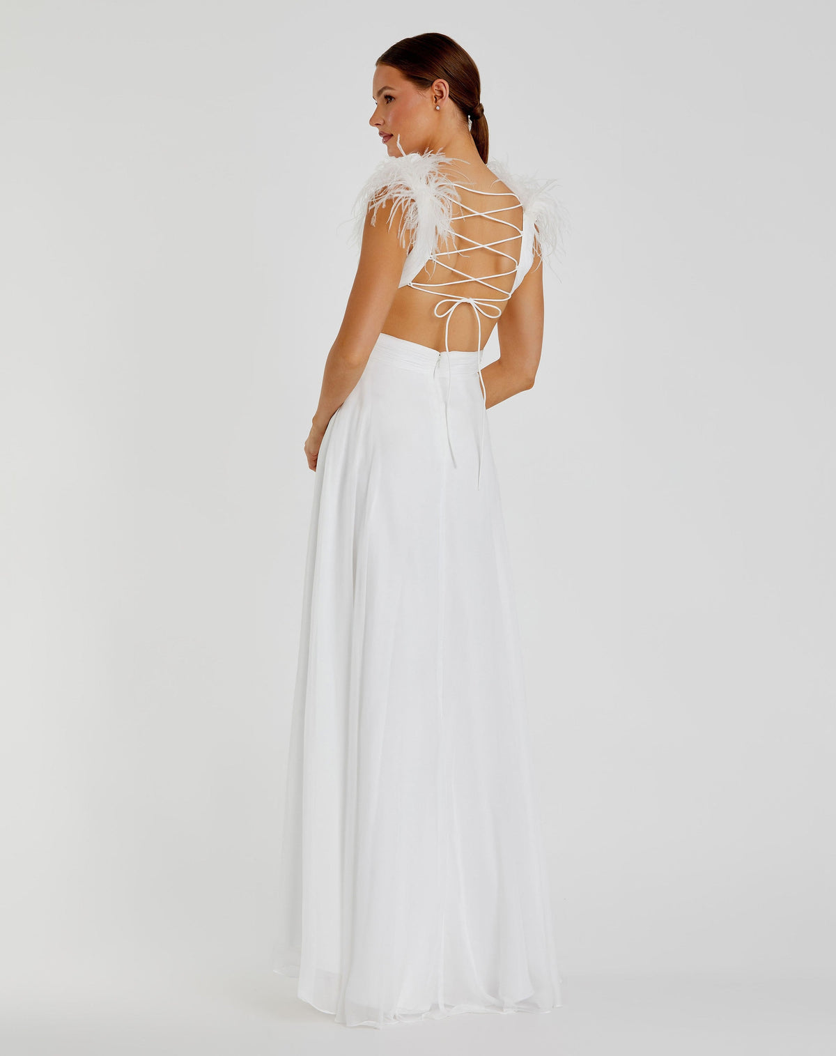 Mac Duggal 68113-White-BK