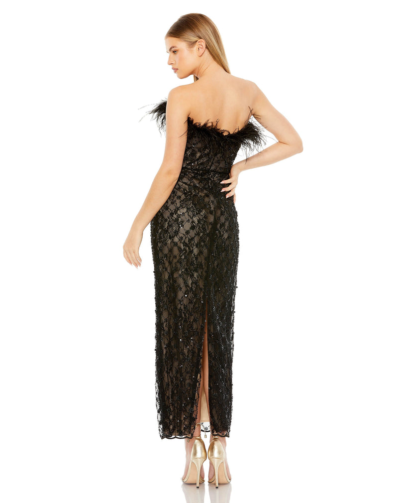 Mac Duggal 68140-BlackNude-BK