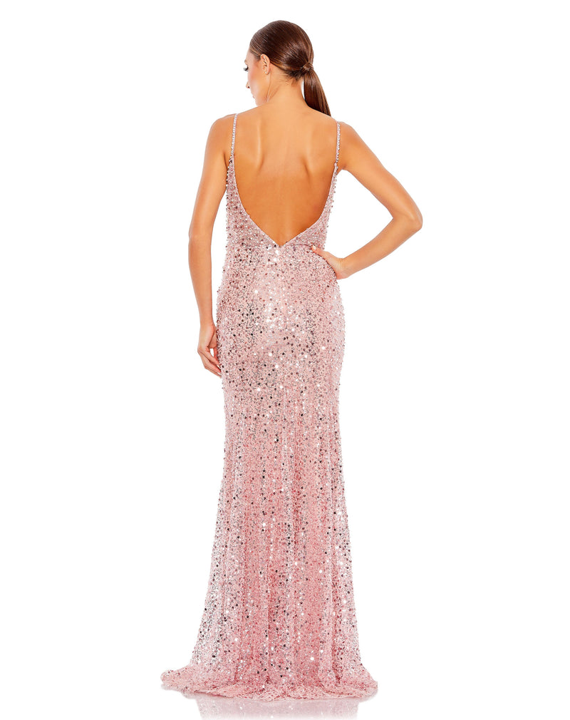 Mac Duggal 68175-Rose-BK