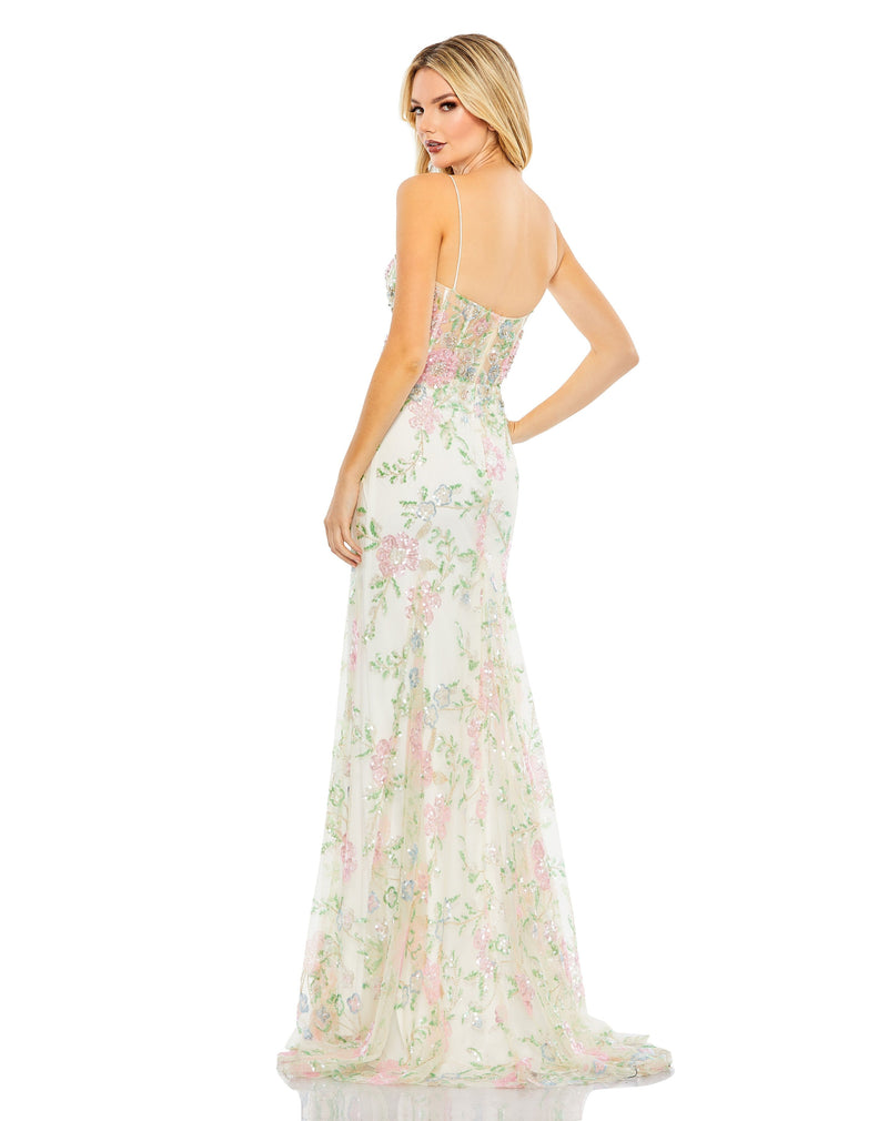 Mac Duggal 68180-WhiteMulti-BK