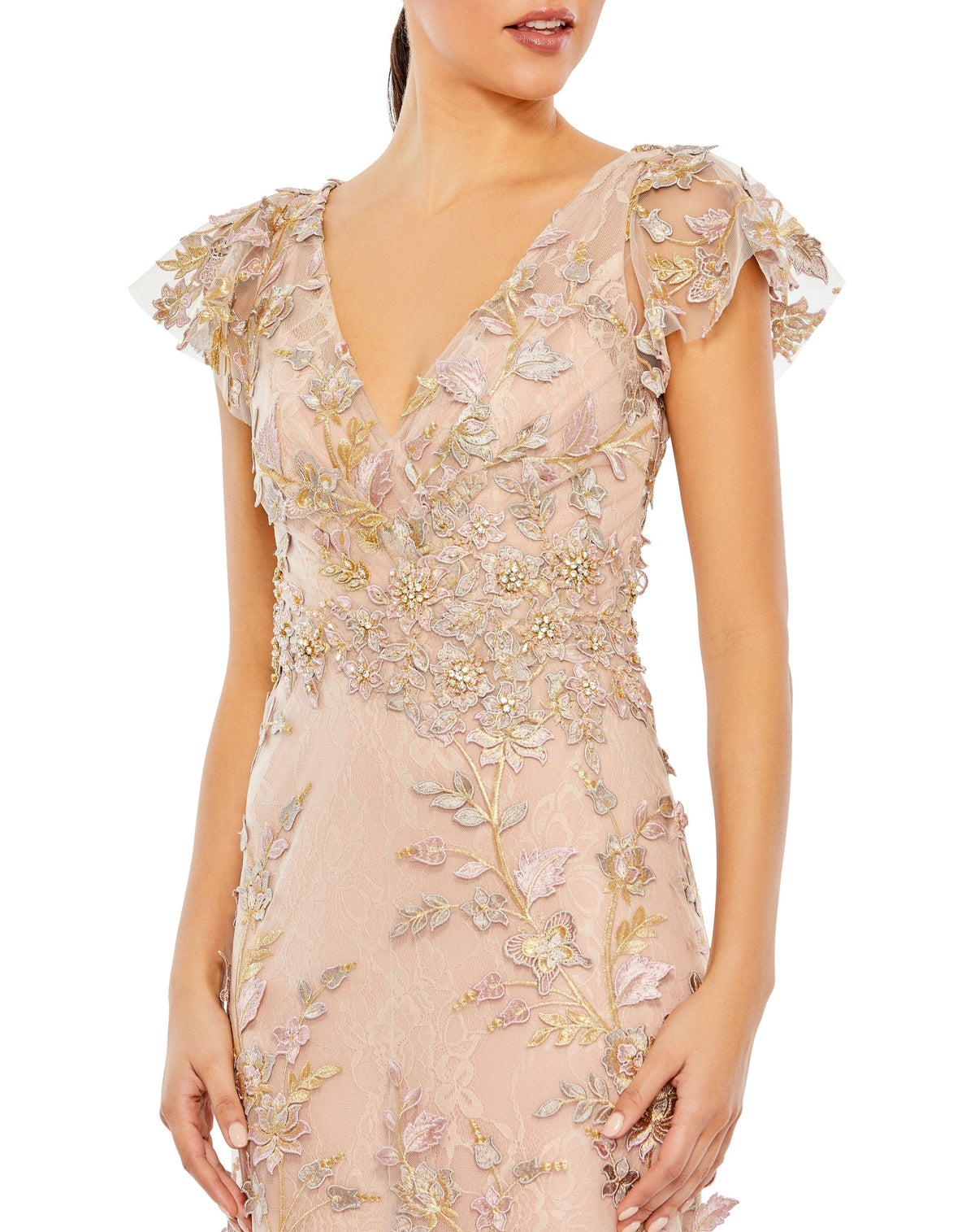 Mac Duggal 68192-RoseGold-CL