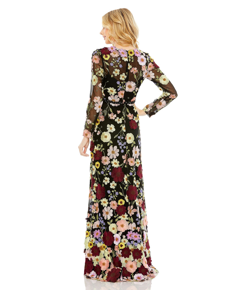 Mac Duggal 68201-BlackMulti-BK