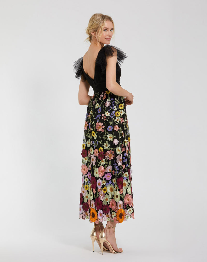 Mac Duggal 68204-BlackMulti-BK
