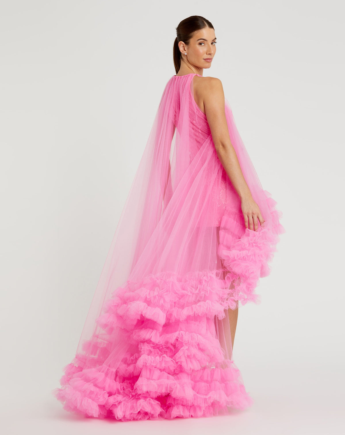 Mac Duggal 68252-HotPink-BK