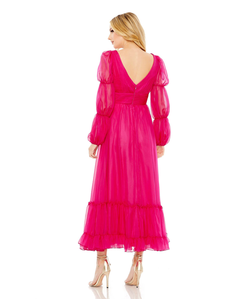 Mac Duggal 68254-HotPink-BK
