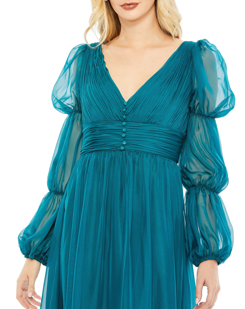 Mac Duggal 68254-Teal-CL