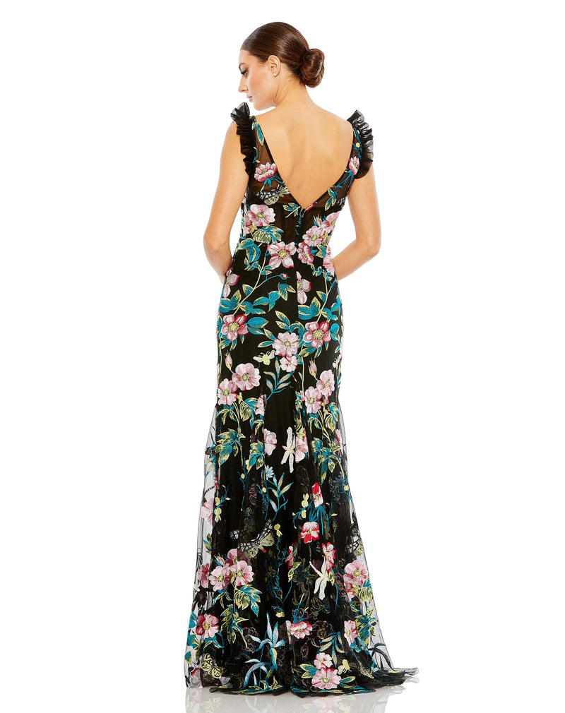 Mac Duggal 68273-BlackMulti-BK