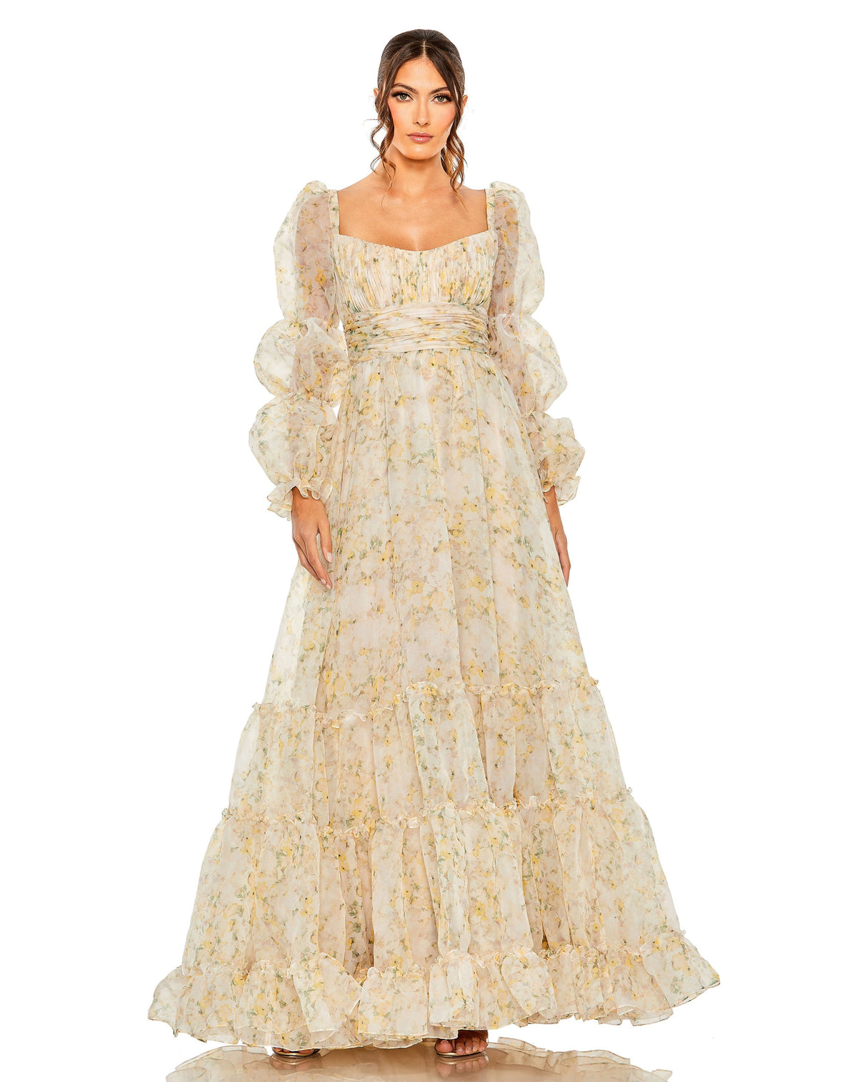 Mac Duggal 68288-WhiteMulti-AB