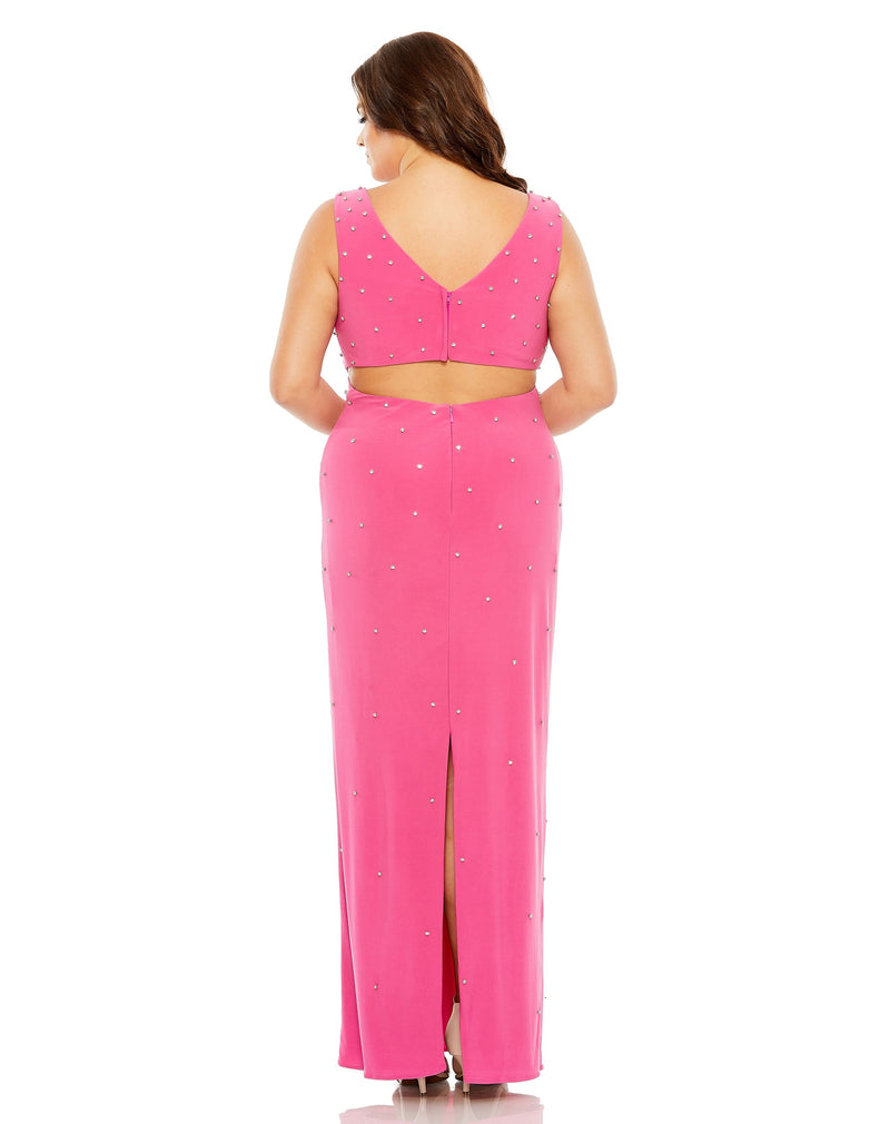 Mac Duggal 68353-HotPink-BK