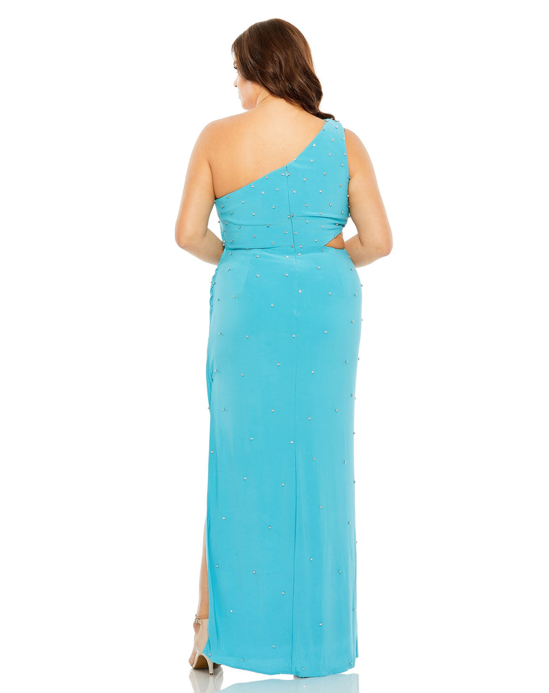 Mac Duggal 68354-Turquoise-BK