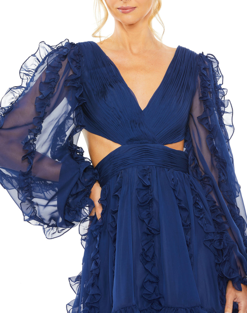 Mac Duggal 68418-Indigo-CL