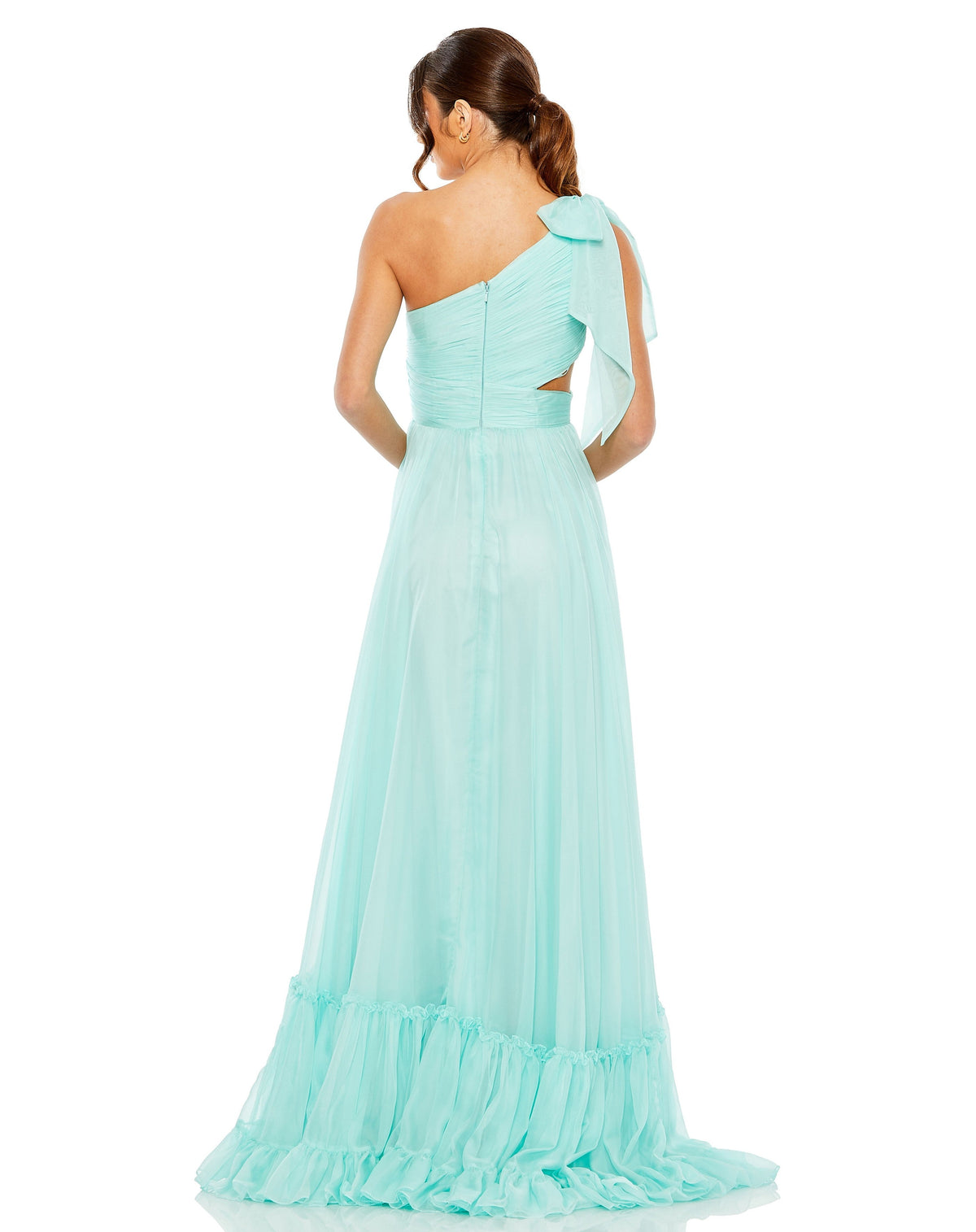 Mac Duggal 68472-Aqua-BK