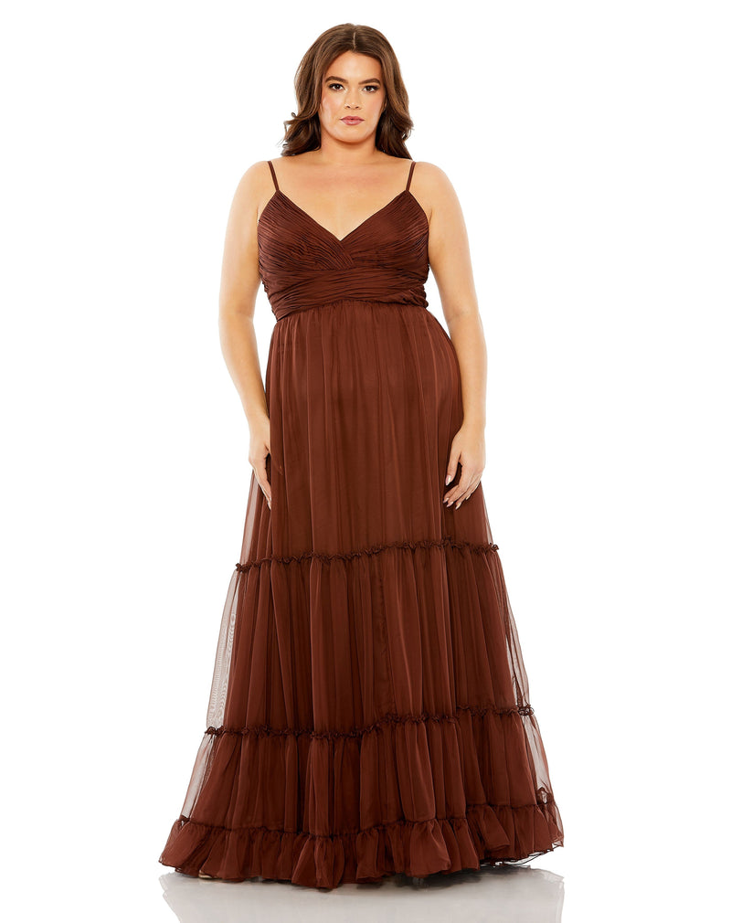 Mac Duggal 68542-Chocolate-AB