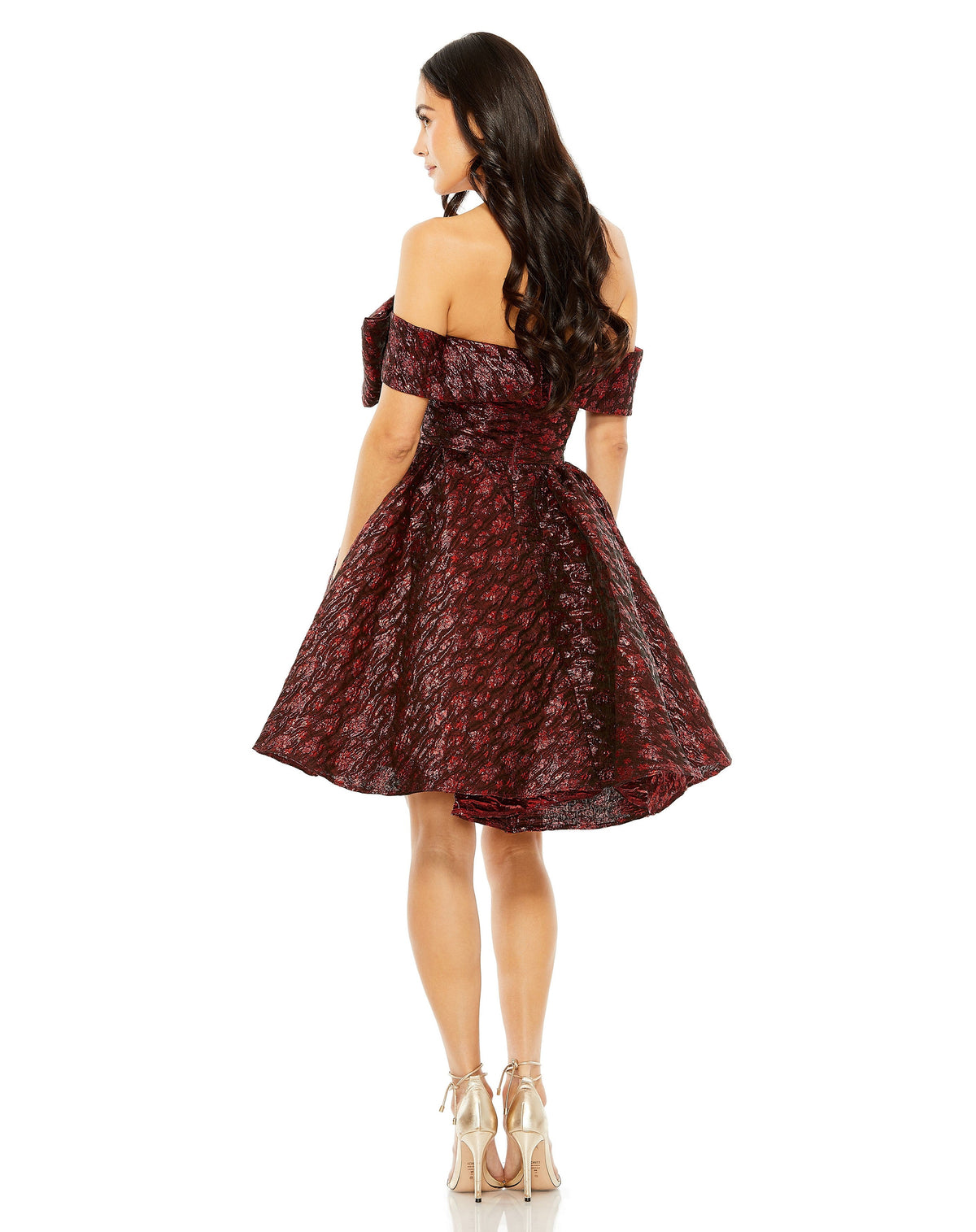 Mac Duggal 68622-Ruby-BK