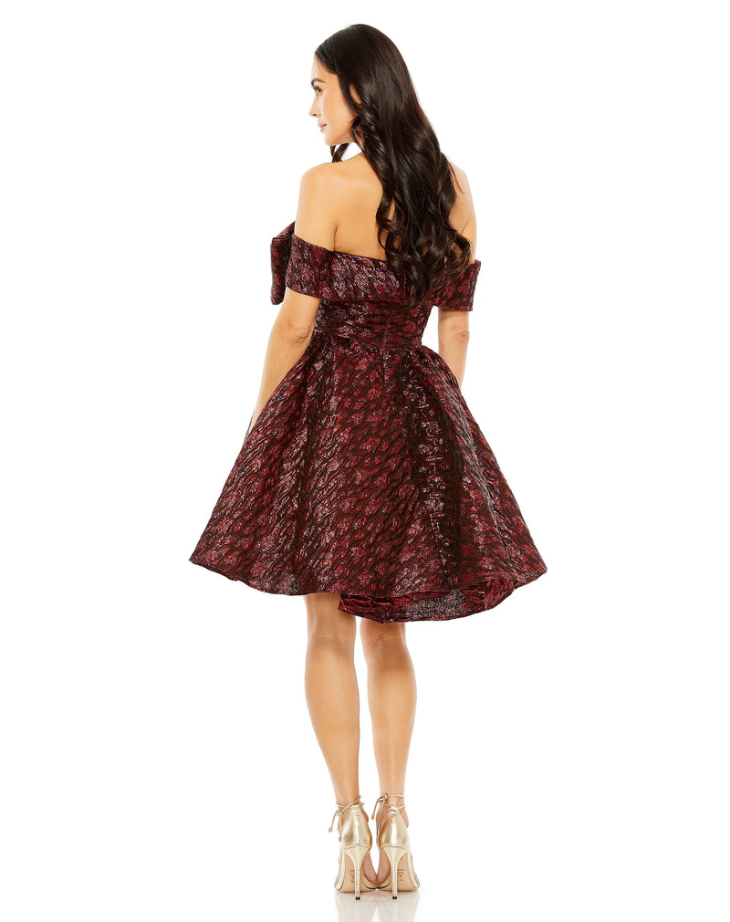 Mac Duggal 68622-Ruby-BK