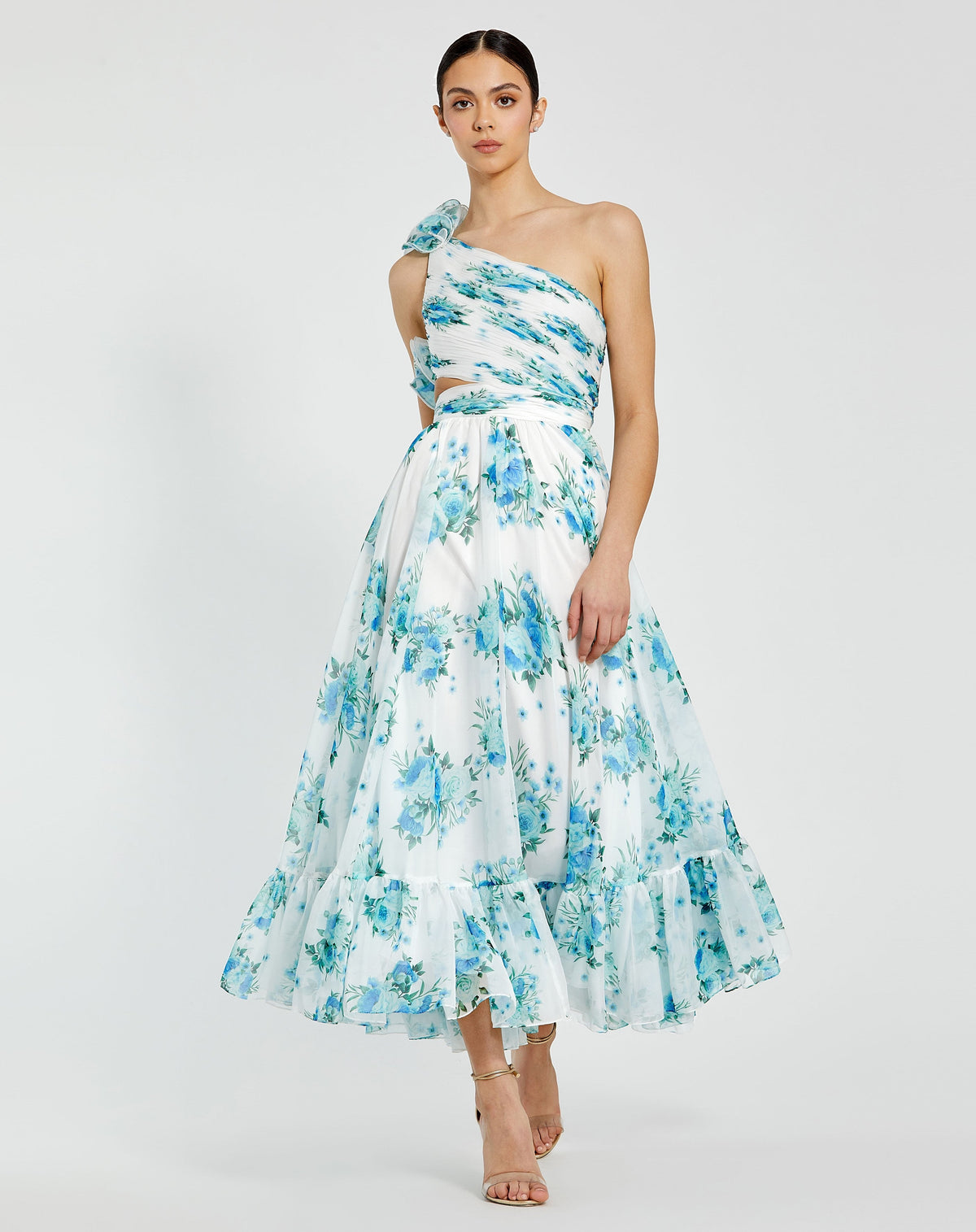Mac Duggal 68655-WhiteMulti-AB