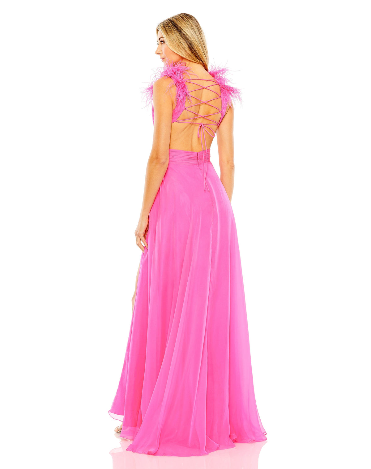 Mac Duggal 68680-HotPink-BK