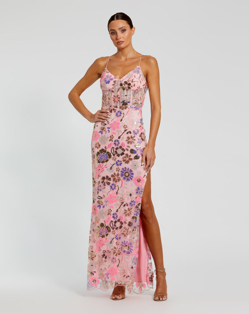 Mac Duggal 68718-PinkMulti-AB