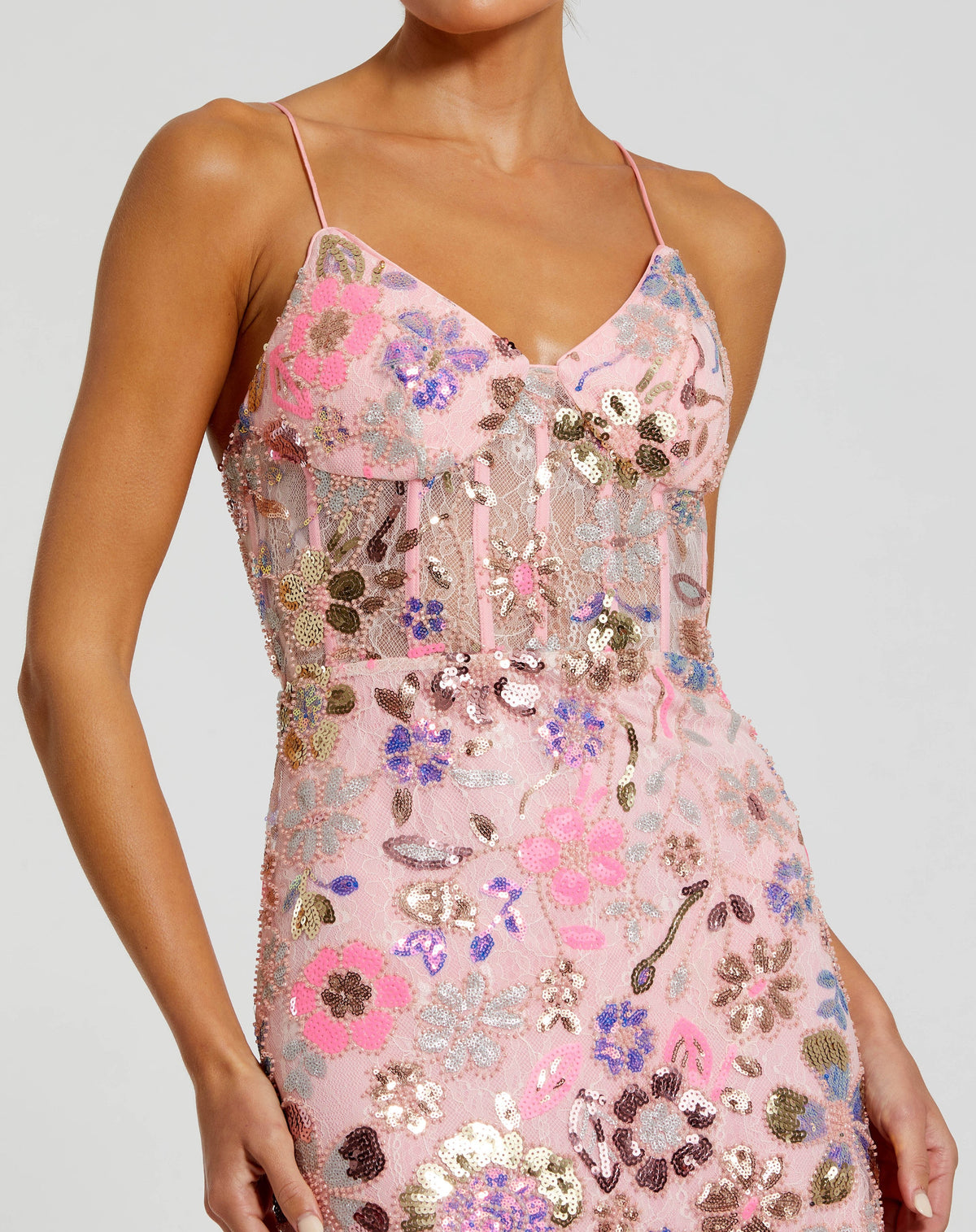 Mac Duggal 68718-PinkMulti-CL