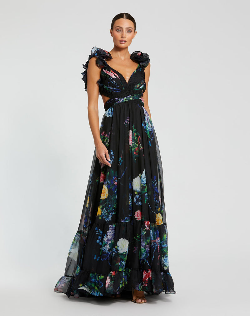 Mac Duggal 68746-BlackMulti-AB