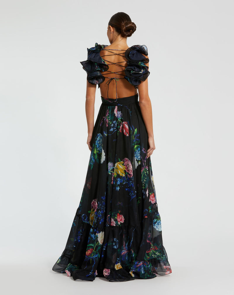 Mac Duggal 68746-BlackMulti-BK