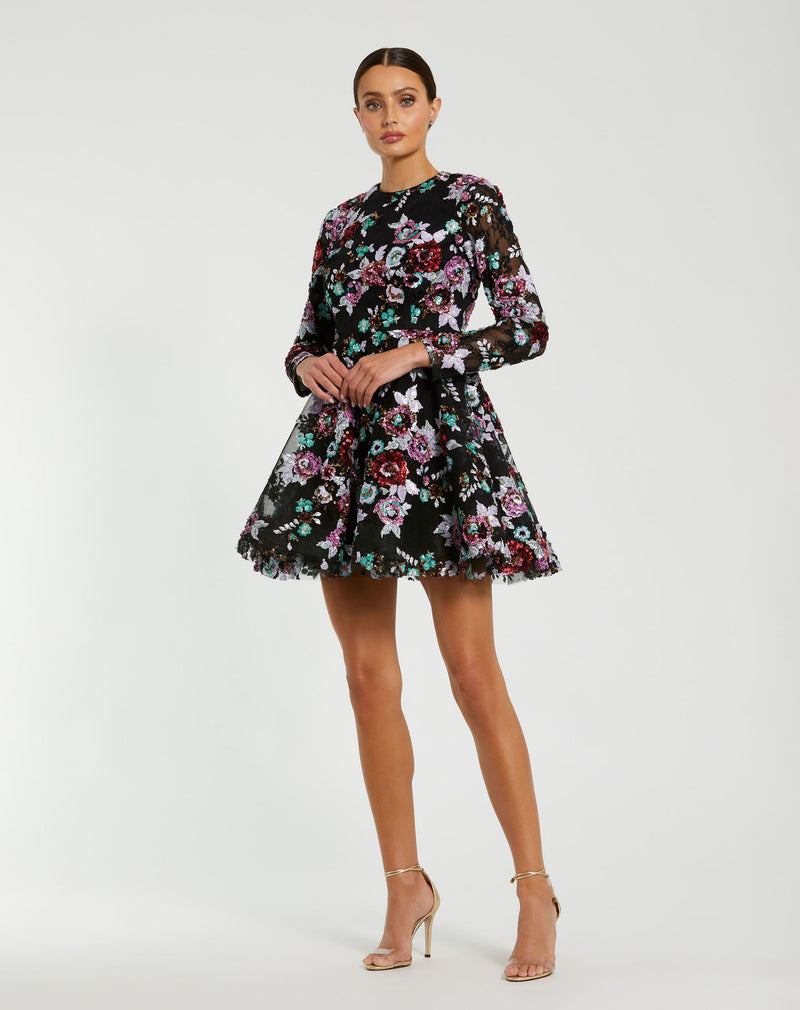 Mac Duggal 68783-BlackMulti-AB