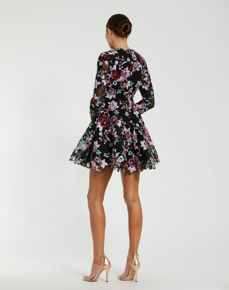 Mac Duggal 68783-BlackMulti-BK