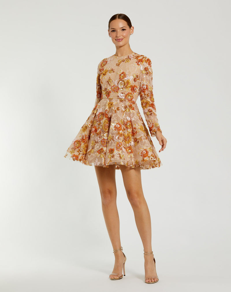 Mac Duggal 68783-NudeMulti-AB