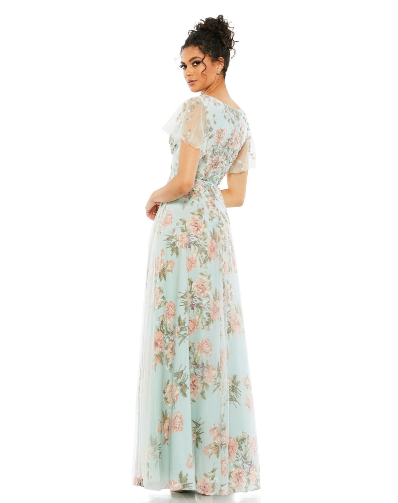Mac Duggal 70125-BlueMulti-BK