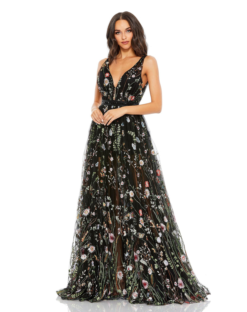 Mac Duggal 70132-BlackMulti-AB