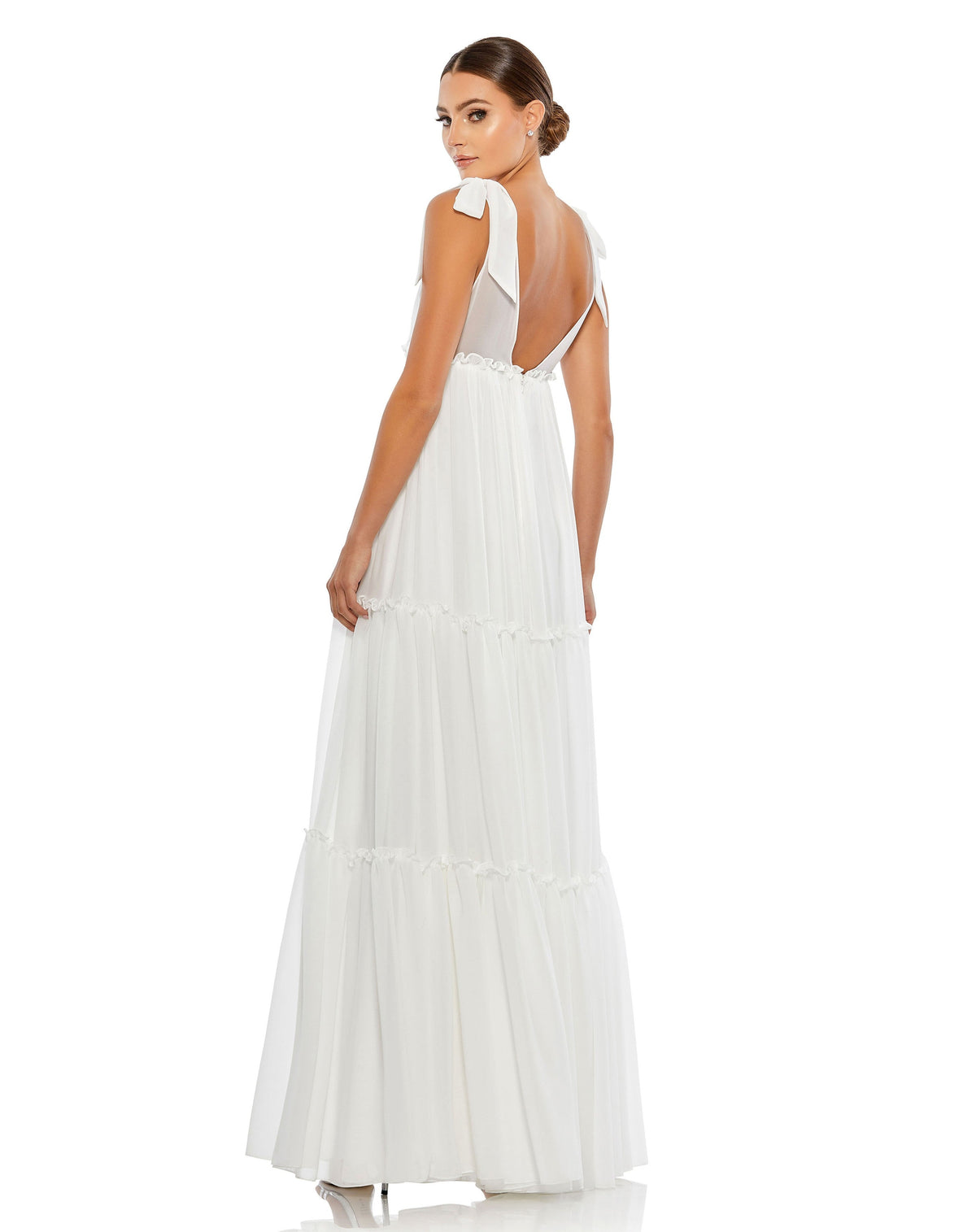 Mac Duggal 70188-White-BK