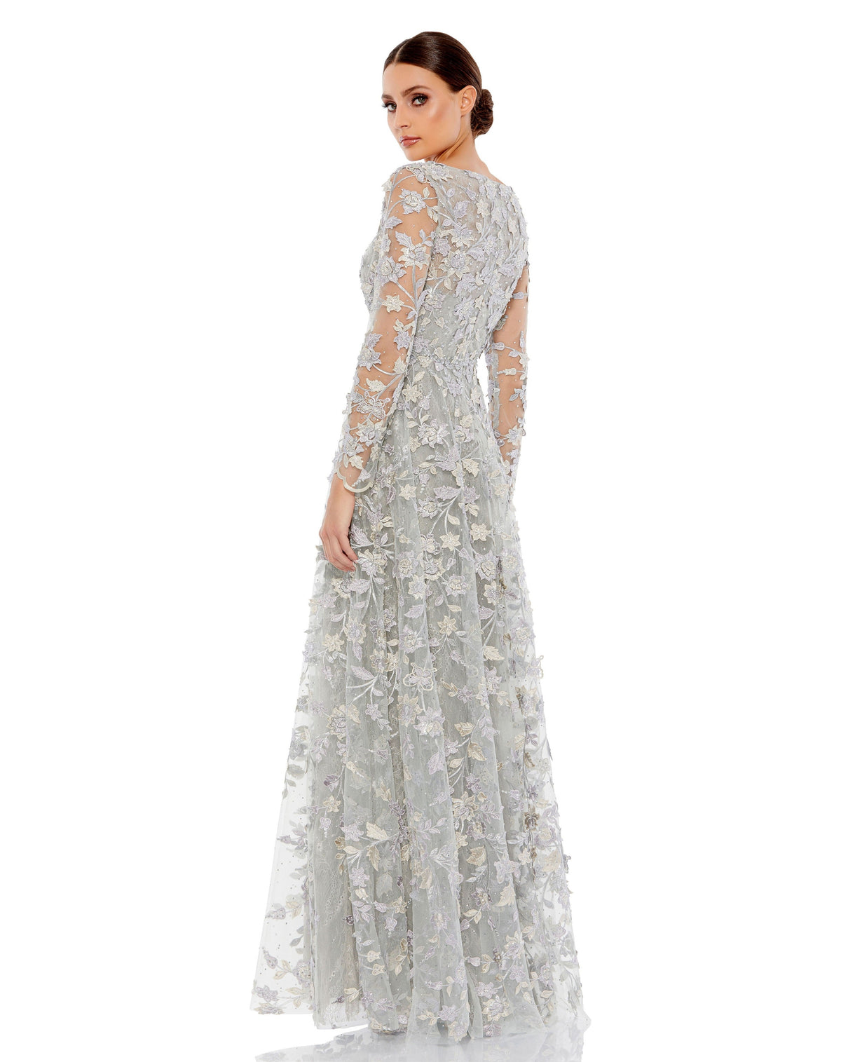 Mac Duggal 70224-Platinum-BK