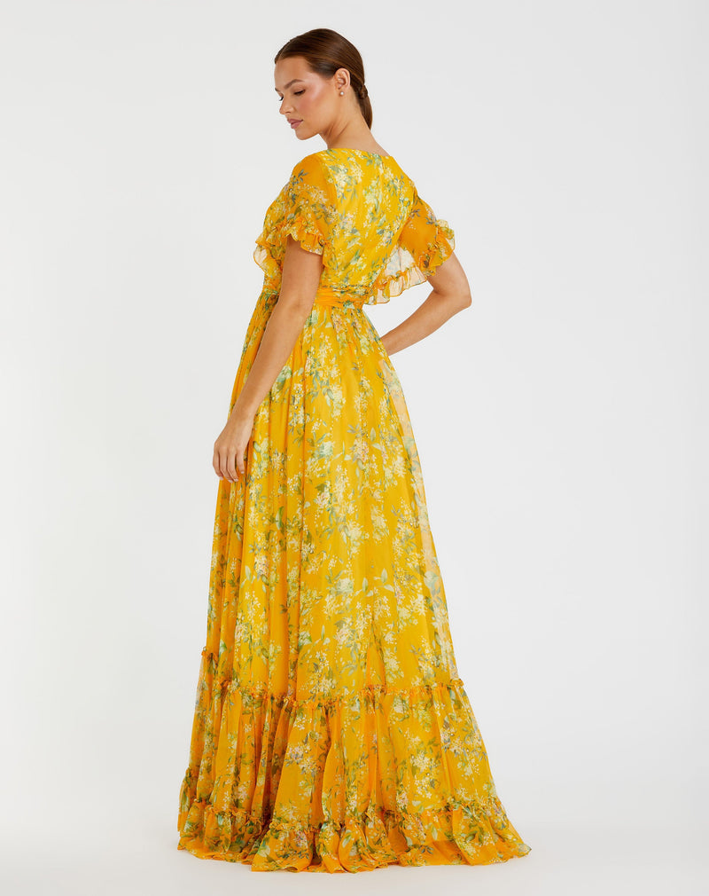Mac Duggal 70241-YellowMulti-BK