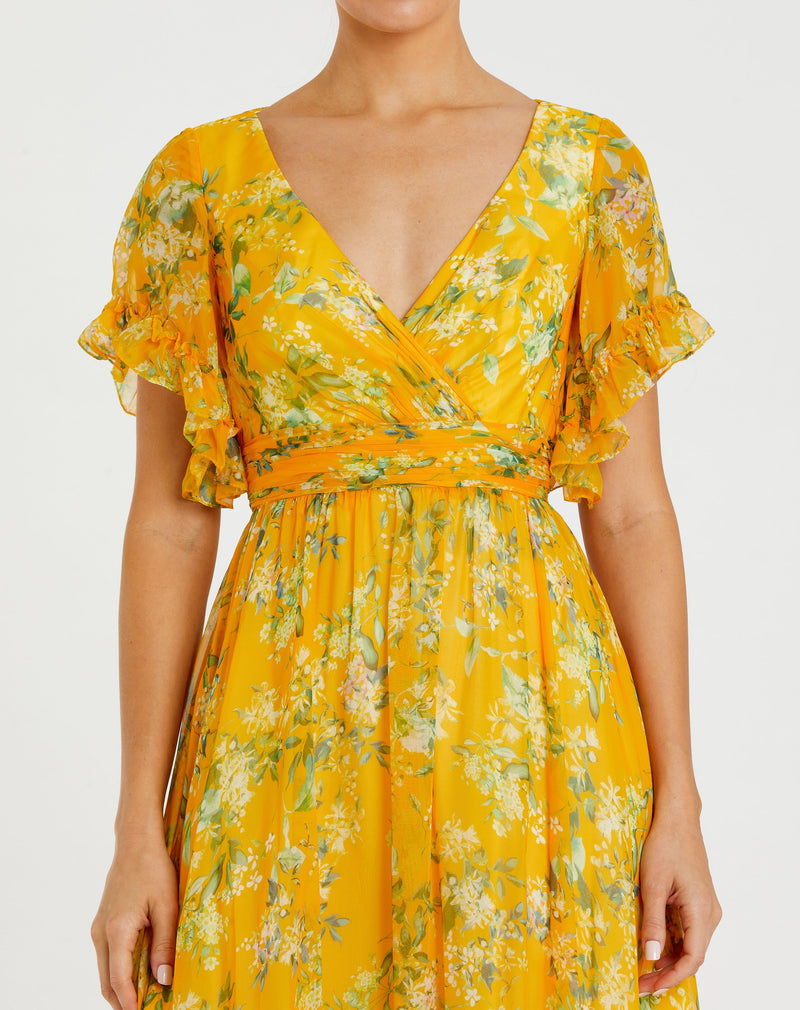 Mac Duggal 70241-YellowMulti-CL